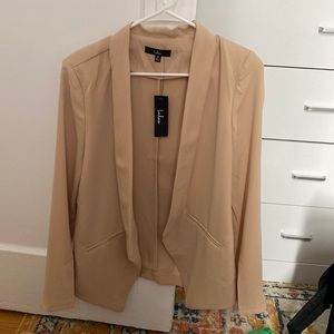 Lulu’s Tan Relaxed Blazer